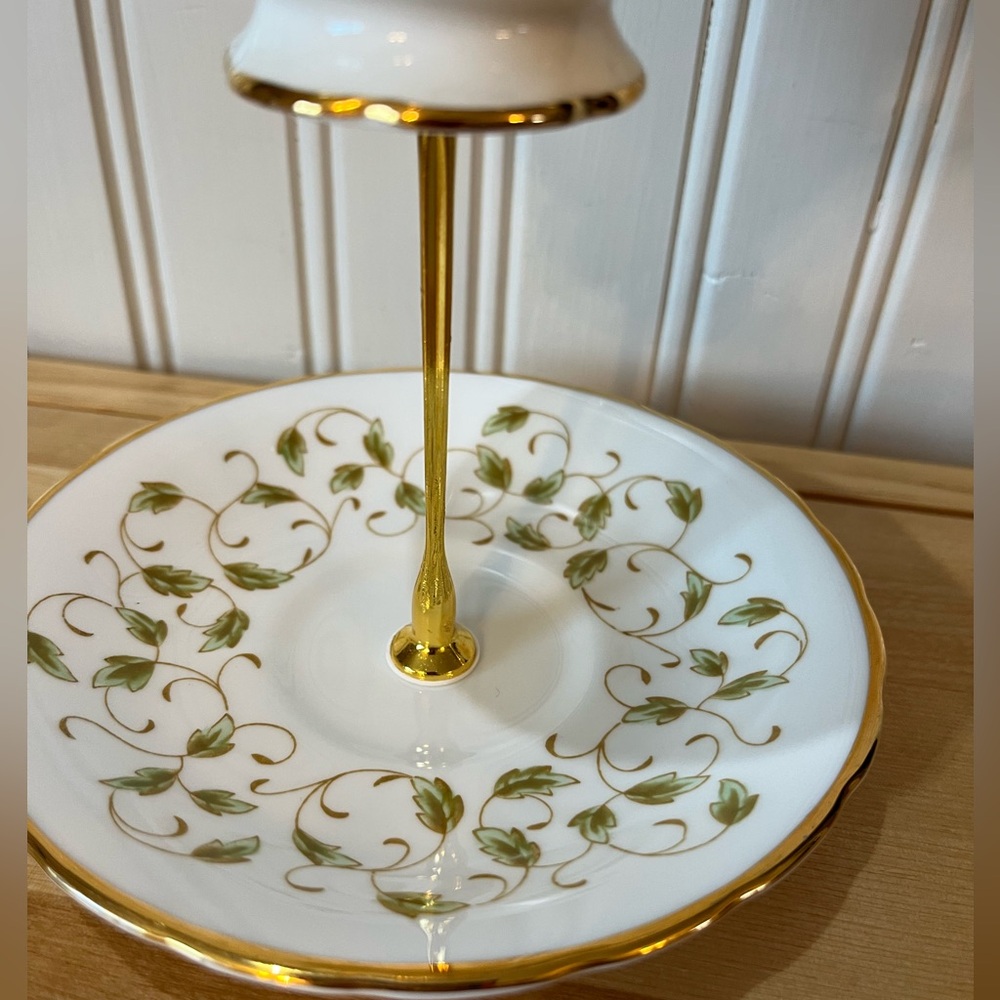 Vintage Tea Cup and Saucer Trinket Holder - Picture 8 of 11
